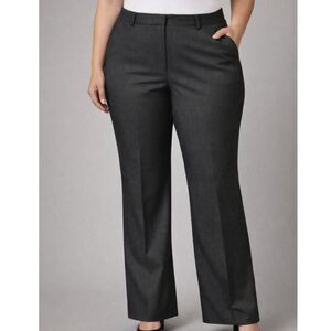 Worthington Black Wide Leg Dress Pants 16 Long 32 Inseam